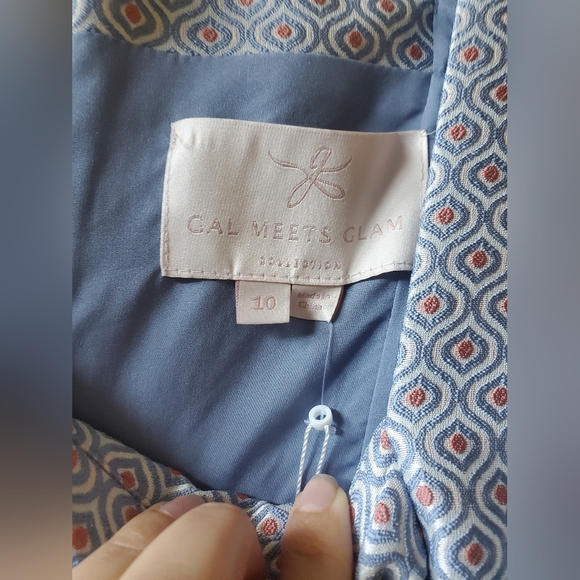 NWT Adorable Retro Print Gal Meets Glam Cosette Dress Sz 10 - Picture 13 of 14